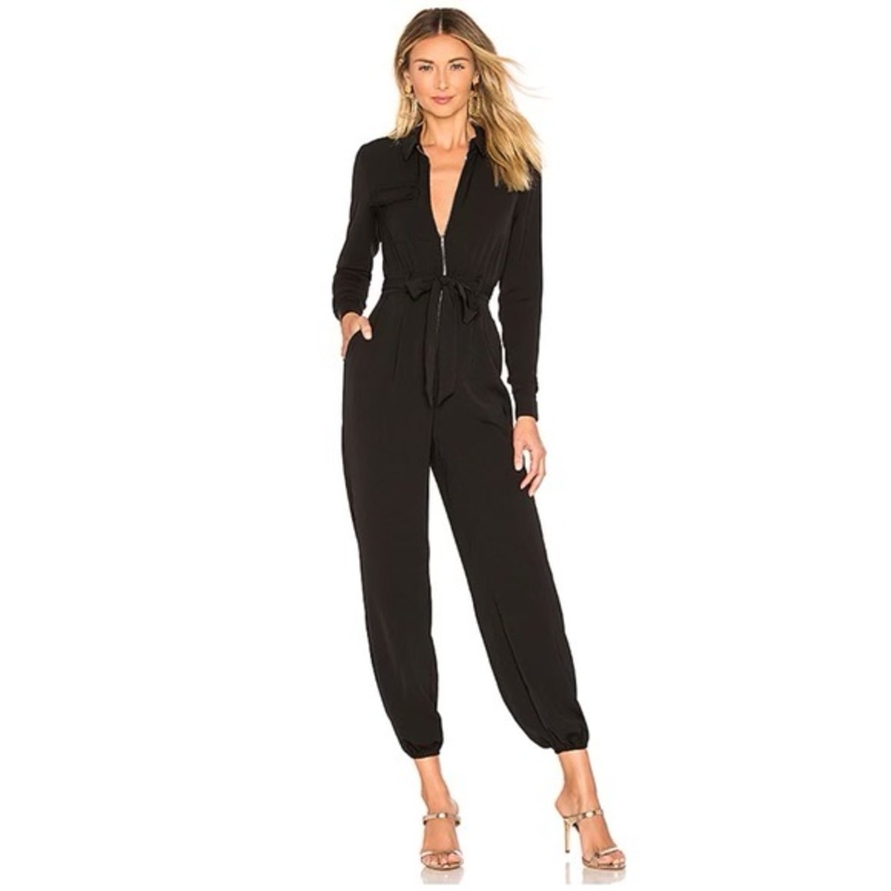 Superdown Jazmin Zip Up Jumpsuit